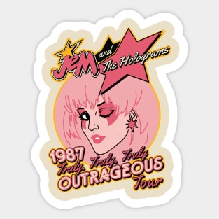 Jem Outrageous Tour Sticker